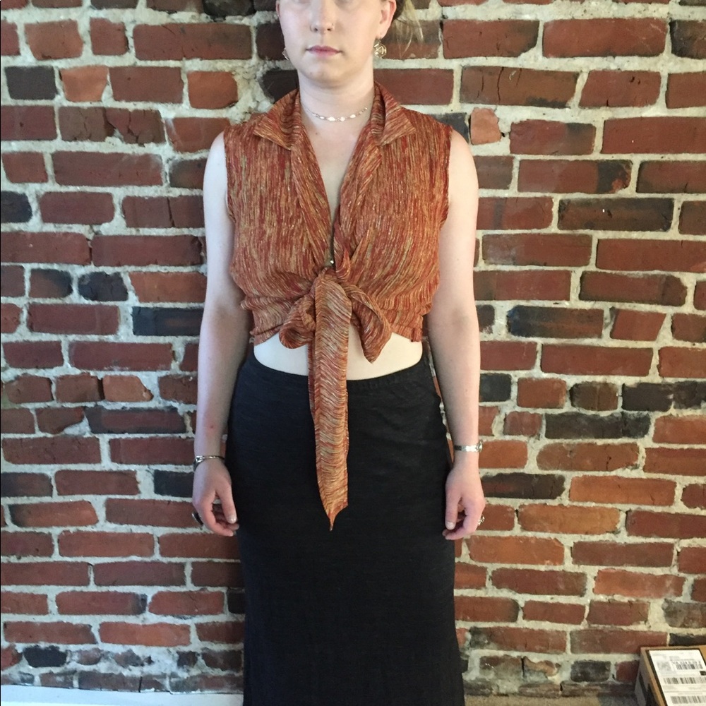 Multi-wear chiffon top